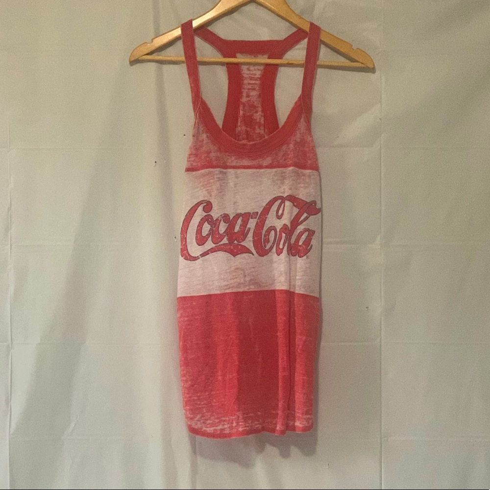 Coca Cola Medium Tank Lightweight Sheer